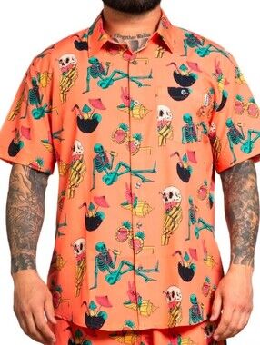 NWT | Pardy Time Pooka Pardy Hawaiian Shirt | Medium